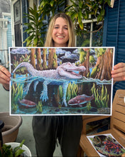 Load image into Gallery viewer, "Floating Through" paper print signed and titled