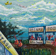 Load image into Gallery viewer, "Jazz Fish" canvas print