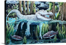 Load image into Gallery viewer, "Floating Through" canvas print