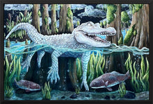 Load image into Gallery viewer, "Floating Through" canvas print