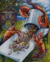 Load image into Gallery viewer, "Perfect Weather for a Boil" canvas print