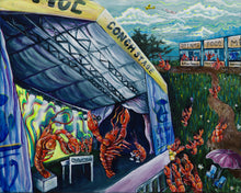 Load image into Gallery viewer, "Jazz Fish" canvas print