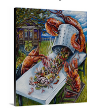 Load image into Gallery viewer, "Perfect Weather for a Boil" canvas print