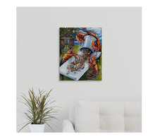 Load image into Gallery viewer, "Perfect Weather for a Boil" canvas print