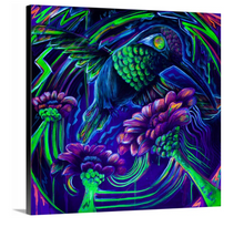 Load image into Gallery viewer, "Astronomically Abundant" UV version Canvas print