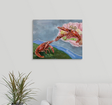 Load image into Gallery viewer, "The Crawation of Crawdam" canvas print