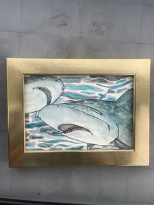"Bahama Reef Sharks" Original Painting