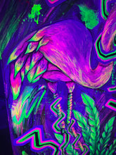 Load image into Gallery viewer, &quot;Natural Hue&quot; -  FRAMED Blacklight reactive painting